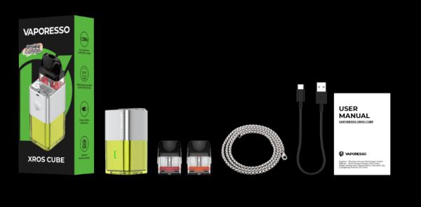 xros cube vaporesso kit contenuto della confezione