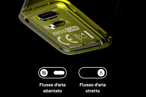xros cube vaporesso sigaretta elettronica con ariosità del tiro regolabile