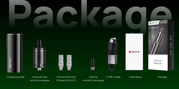 Cosmo 2 Plus Vaptio Kit Completo 35W | Svapoebasta