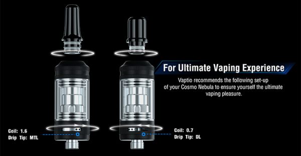 atomizzatore non rigenerabile cosmo nebula vaptio