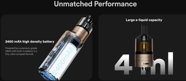 Cosmo Prime Vaptio Kit Completo 40W | Svapoebasta