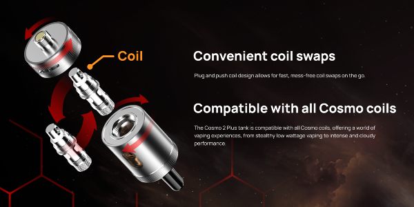Cosmo 2 Plus Vaptio Kit Completo 35W