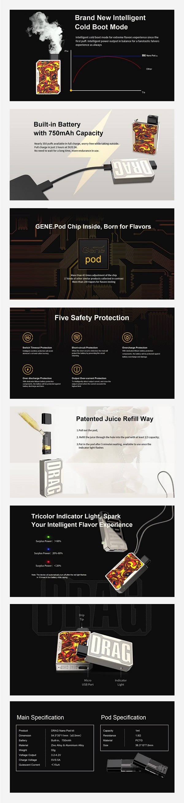 elfbar nachfüll pod läuft aus Voopoo Drag Nano Price VooPoo Drag Nano Pod System (Canada) >&gt Voopoo Drag  Official Site Australia main image 1