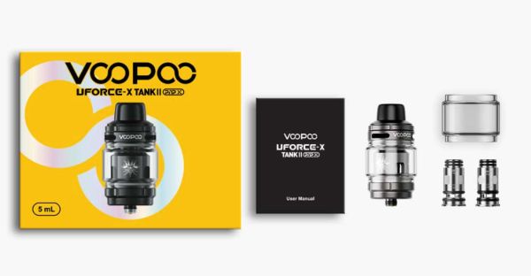 UFORCE-X TANK 2 voopoo atomizzatore contenuto della confezione