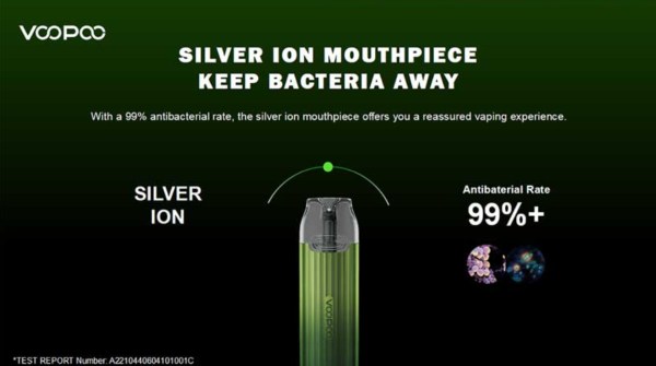 VMate Infinity sigaretta elettronica voopoo anti batterico