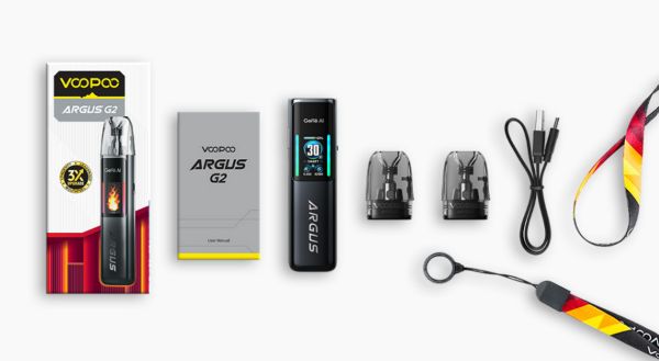 argus g2 voopoo kit contenuto della confezione