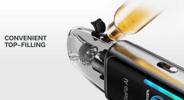 argus g2 voopoo sigaretta elettronica con sistema di refill laterale superiore