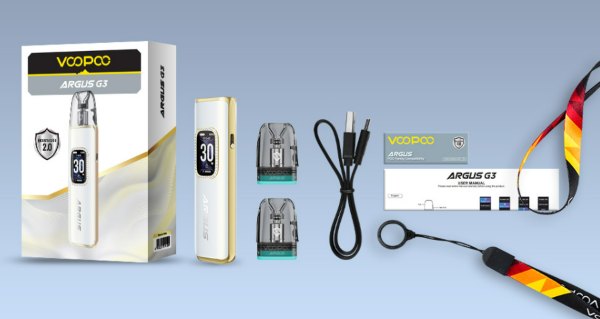 argus g3 voopoo kit contenuto della confezione