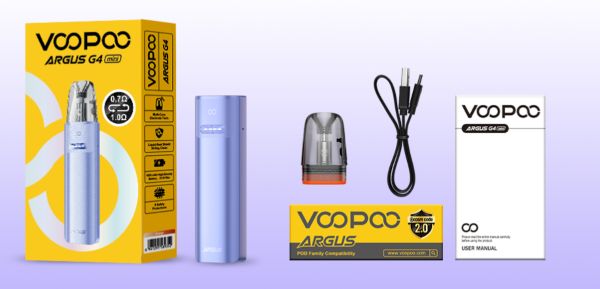 argus g4 mini voopoo kit contenuto della confezione