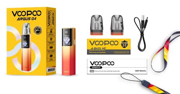 argus g4 voopoo kit contenuto della confezione