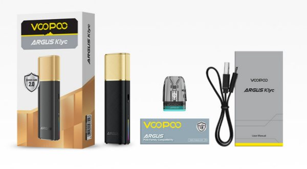 argus klyc voopoo kit contenuto della confezione