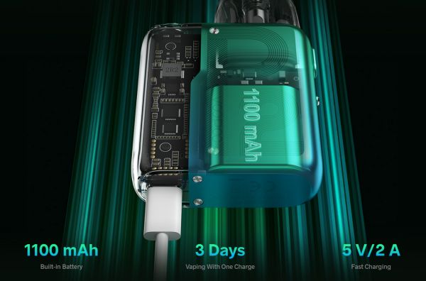argus p2 voopoo sigaretta elettronica con batteria integrata 1100 mah