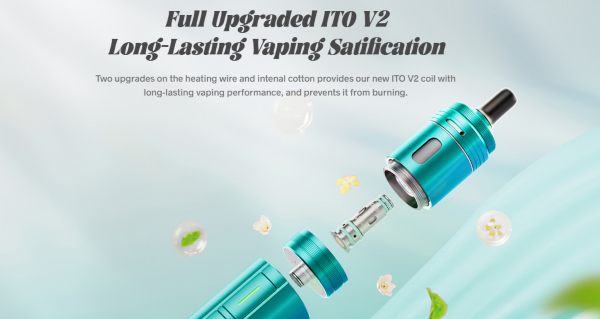 doric astra tank voopoo atomizzatore con nuove resistenze ito v2 coil 0.7 e 1.2 ohm