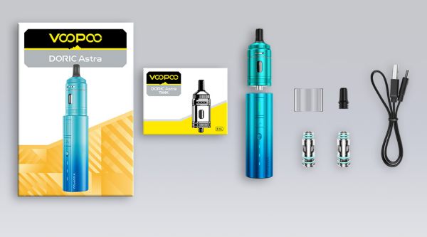 doric astra voopoo kit contenuto della confezione