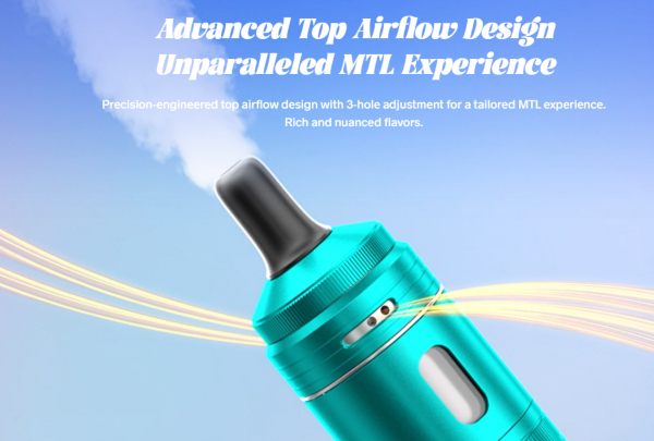 doric astra voopoo kit sigaretta elettronica con regolazione aria superiore