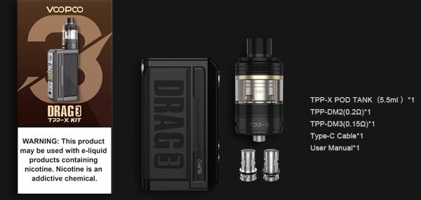 drag 3 tpp x kit package contents