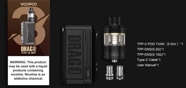 drag 3 tpp x kit contenuto della confezione