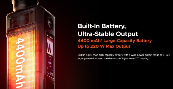 drag 4 voopoo sigaretta elettronica con batteria integrata 4400 mah