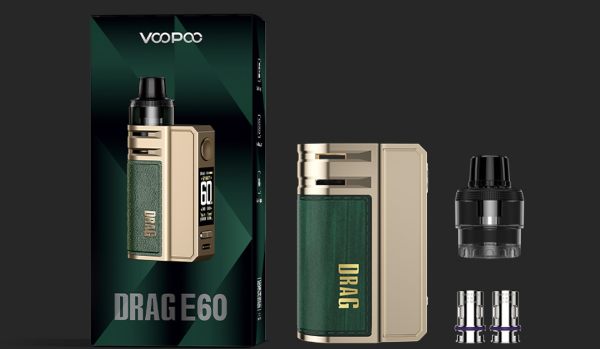 drag E 60 voopoo kit package contents