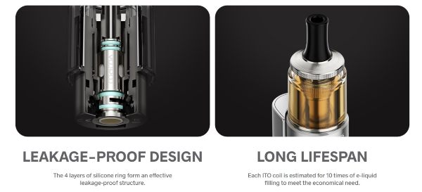 ito x disposable atomizer voopoo with interchangeable resistances