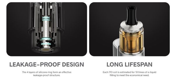 ito x atomizzatore usa e getta voopoo con resistenze intercambiabili