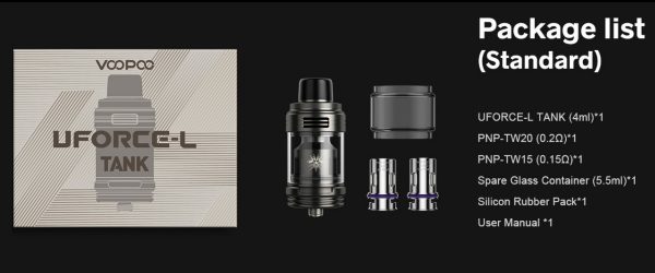 uforce-l atomizer voopoo package contents
