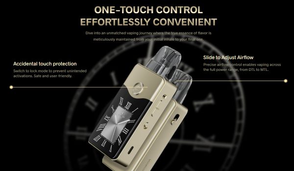 vinci e120 voopoo sigaretta elettronica con aria regolabile e blocco tasti