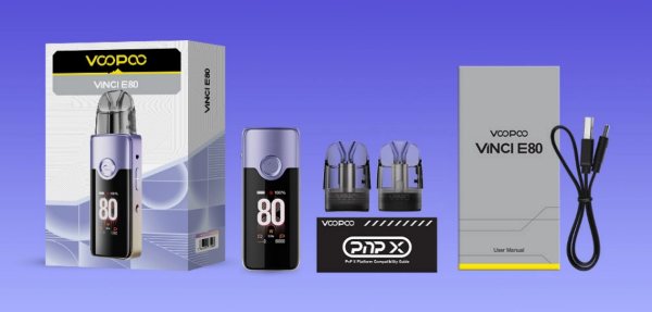 vinci e80 voopoo kit contenuto della confezione