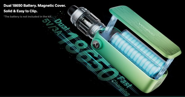 vinci spark 220w voopoo sigaretta elettronica dual battery 18650