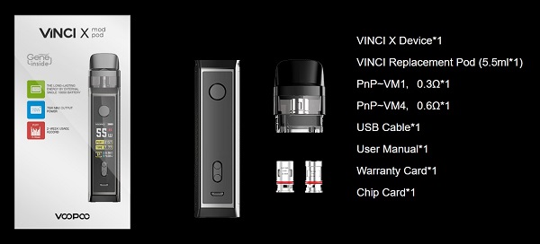 Vinci X Voopoo Pod Mod 70W | Svapoebasta
