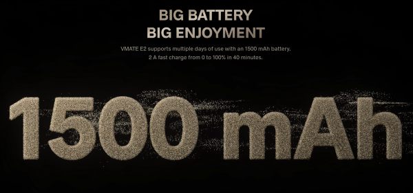 vmate e2 voopoo sigaretta elettronica compatibile con batteria integrata 1500 mah