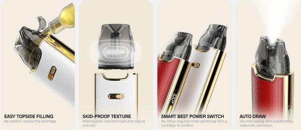 vmate e2 voopoo sigaretta elettronica con tiro automatico e refill dall'alto