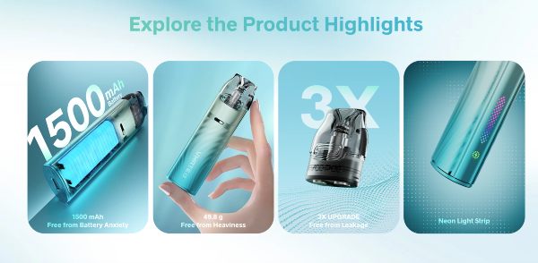 vmate i3 voopoo sigaretta elettronica con batteria integrata 1500 mah