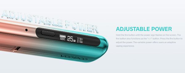 vmate pro voopoo sigaretta elettronica regolabile 25w