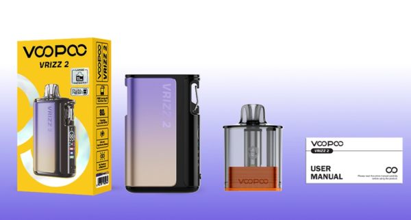 vrizz 2 voopoo kit contenuto della confezione