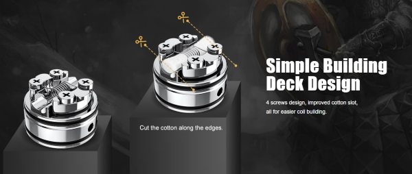 alberich mtl rta vapefly atomizzatore rigenerabile single coil