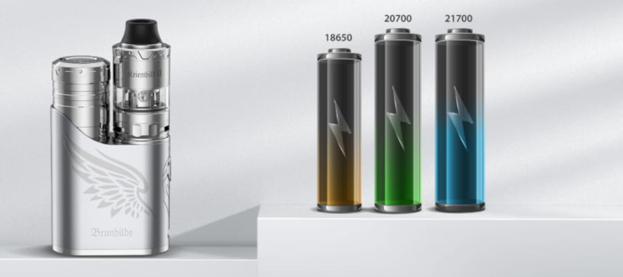 kit box e atomizzatore brunhilde 100w vapefly