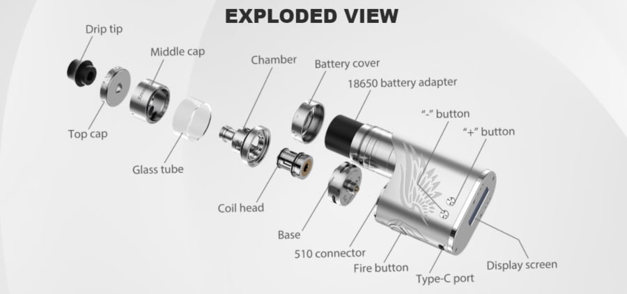 starter kit brunhilde 100w vapefly