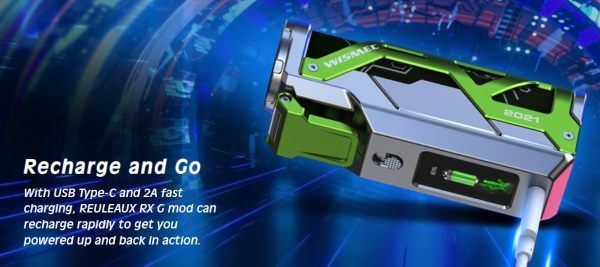 Reuleaux RX G Wismec mod ricarica rapida