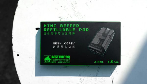 mini beeper replacement pod wiz vapor