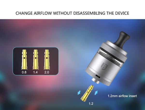 BSKR V3 MTL RTA Vandy Vape atomizzatore con airpin sostituibili