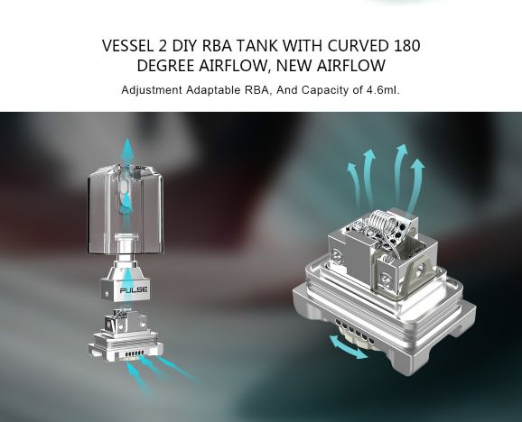 pulse aio mini vandy vape kit con deck rba single coil