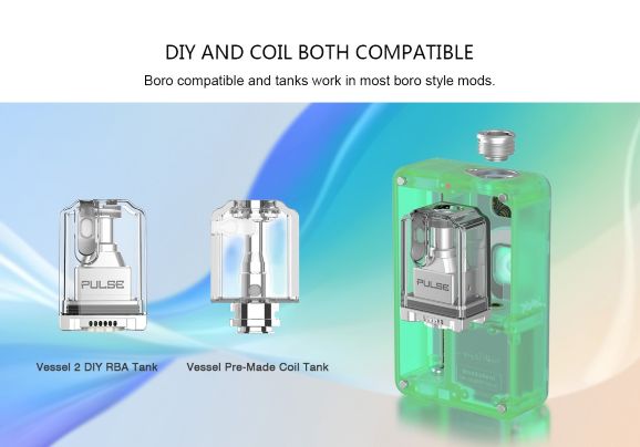 pulse aio mini vandy vape sigaretta elettronica con doppio atomizzatore