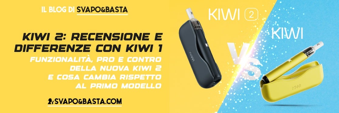 Sigaretta elettronica Kiwi starter kit - Kiwi Vapor - Svapo Studio